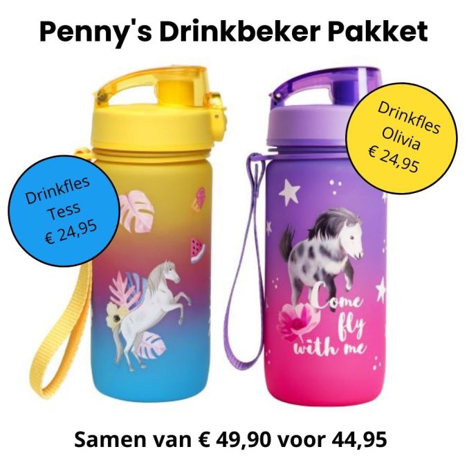 Penny Drinkbeker Pakket | Tess en Olivia